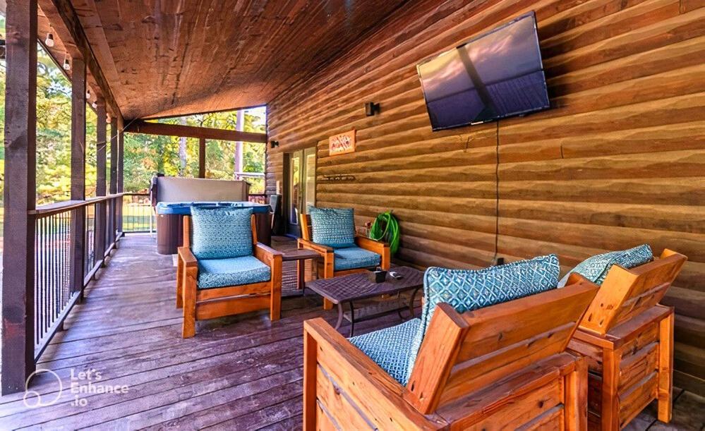 4Br/3Bth Family Cabin With A Hot Tub, Sleeps 14 Broken Bow Exterior photo